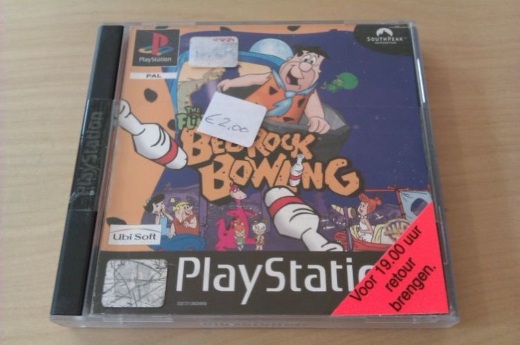 (Bild für) PS1 The Flintstones Bedrock Bowling - zum Schließen ins Bild klicken