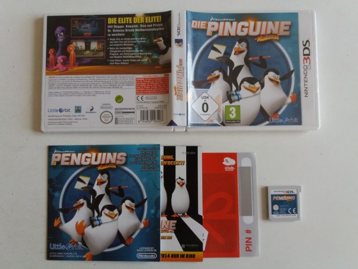 (Bild für) 3DS Die Pinguine aus Madagascar GER - zum Schließen ins Bild klicken