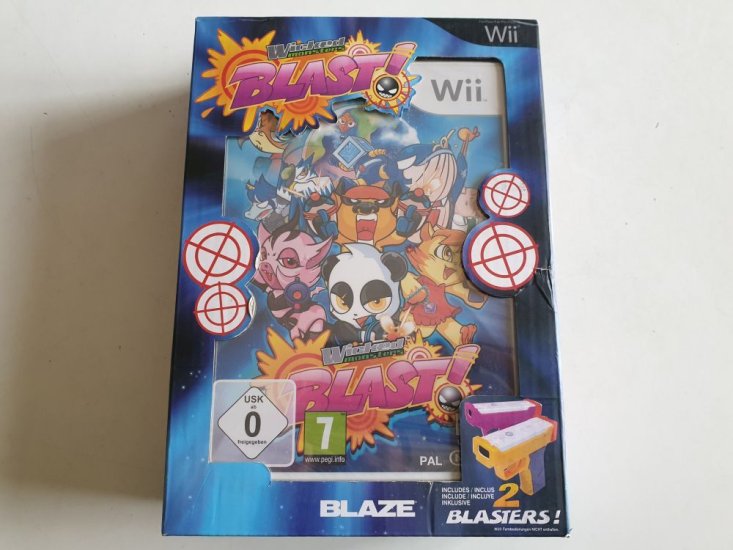 (Bild für) Wii Wicked Monsters - Blast! + Blasters - zum Schließen ins Bild klicken