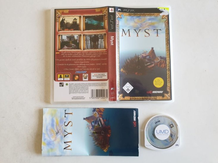 (Bild für) PSP Myst - zum Schließen ins Bild klicken