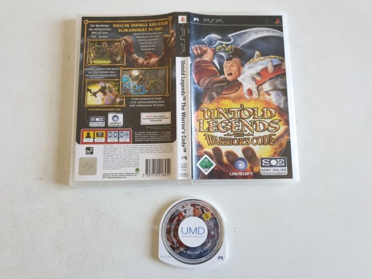 (Bild für) PSP Untold Legends - The Warrior's Code - zum Schließen ins Bild klicken