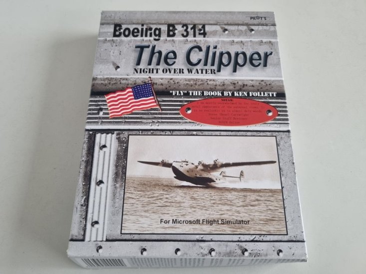 (Bild für) PC Boing B 314 - The Clipper - Night over Water - zum Schließen ins Bild klicken