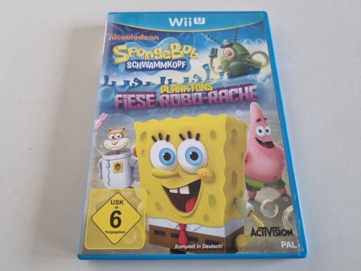 (Bild für) Wii U Spongebob Schwammkopf - Planktons Fiese Robo-Rache GER - zum Schließen ins Bild klicken