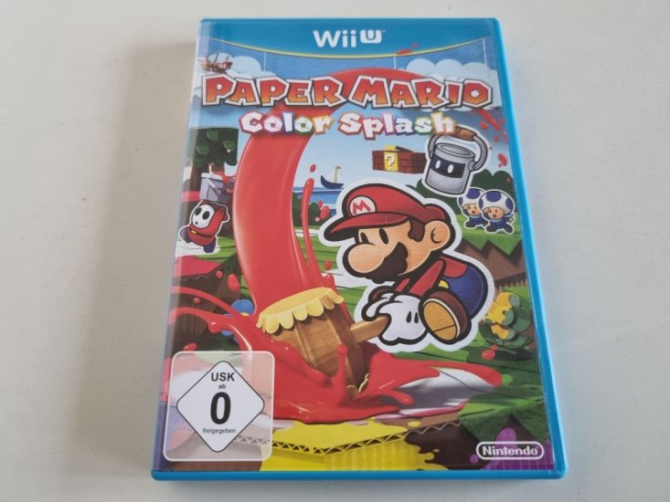 (Bild für) Wii U Paper Mario - Color Splash GER - zum Schließen ins Bild klicken