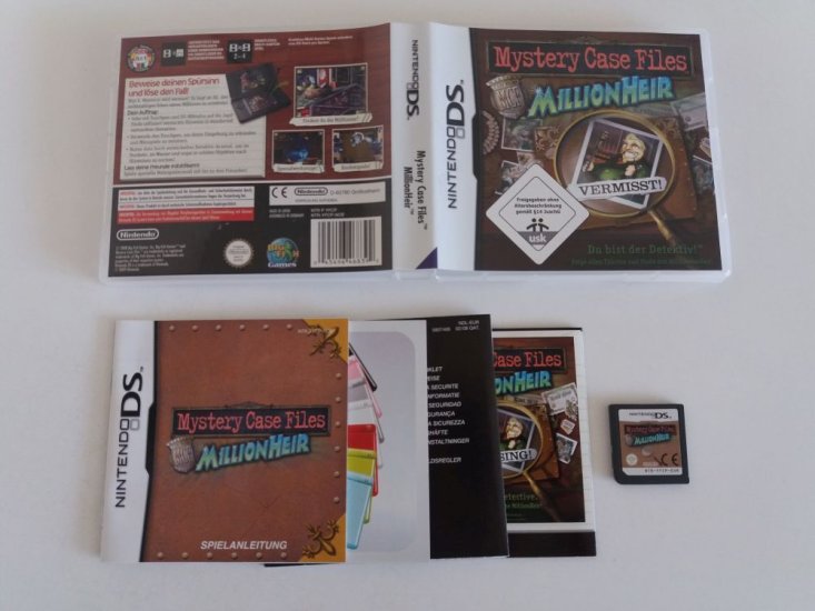 (Bild für) DS Mystery Case Files Millionheir NOE - zum Schließen ins Bild klicken
