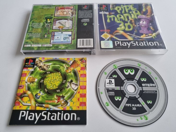 (Bild für) PS1 Pipe Mania 3D - zum Schließen ins Bild klicken