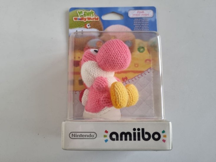 (Bild für) Amiibo Pink Yarn Yoshi, Yoshi's Woolly World - zum Schließen ins Bild klicken