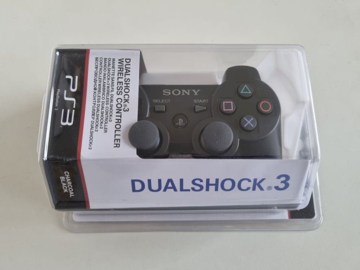 (Bild für) PS3 Dualshock 3 Wireless Controller Charcoal Black - zum Schließen ins Bild klicken
