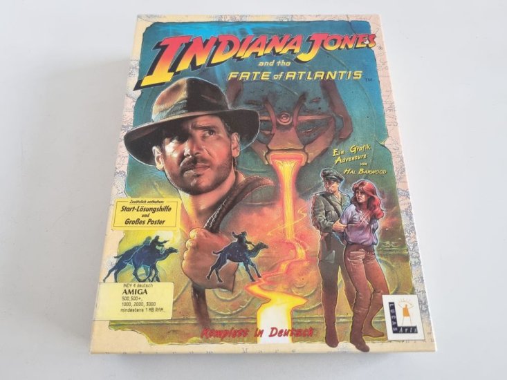 (Bild für) Amiga Indiana Jones and the Fate of Atlantis - zum Schließen ins Bild klicken
