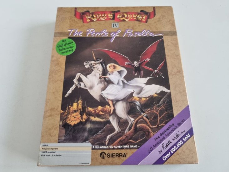 (Bild für) Amiga King's Quest IV - The Perils of Rosella - zum Schließen ins Bild klicken