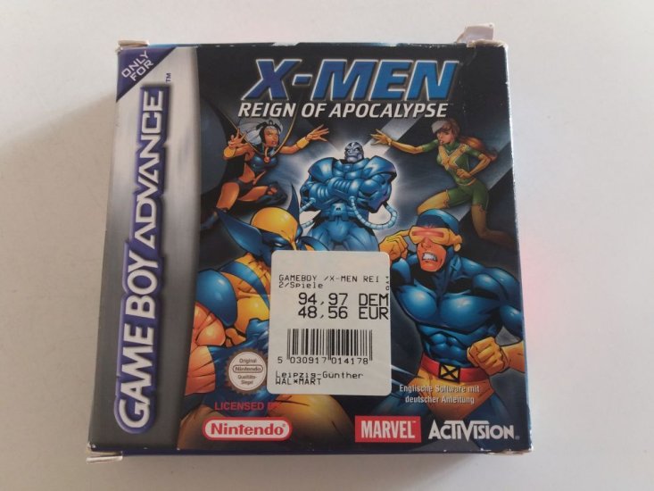 (Bild für) GBA X-Men Reign of Apocalypse NOE - zum Schließen ins Bild klicken