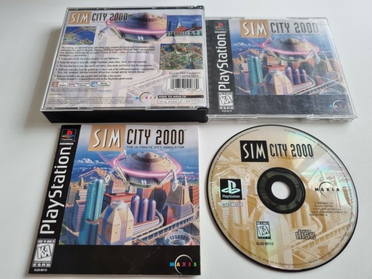 (Bild für) PS1 Sim City 2000 - zum Schließen ins Bild klicken