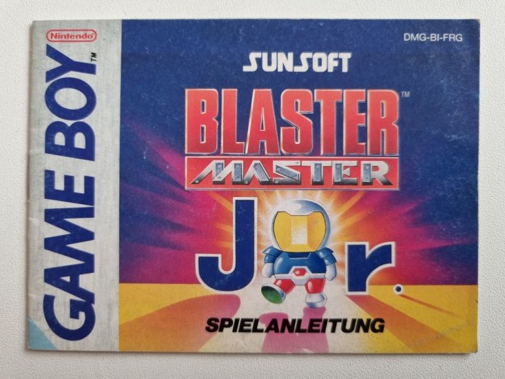 (Bild für) GB Blaster Master Jr. FRG Anleitung - zum Schließen ins Bild klicken
