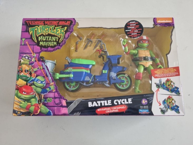 (Bild für) Teenage Mutant Ninja Turtles - Mutant Mayhem - Battle Cycle - zum Schließen ins Bild klicken