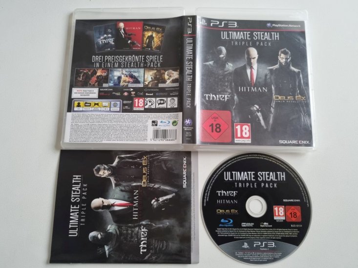 (Bild für) PS3 Ultimate Stealth Triple Pack - zum Schließen ins Bild klicken