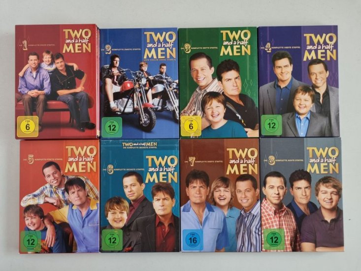 (Bild für) DVD Two and a half Men - Staffel 1 - 8 - zum Schließen ins Bild klicken