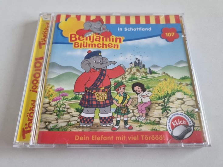 (Bild für) CD Benjamin Blümchen - 107 in Schottland - zum Schließen ins Bild klicken