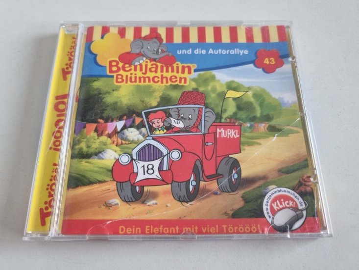 (Bild für) CD Benjamin Blümchen - 43 und die Autorallye - zum Schließen ins Bild klicken