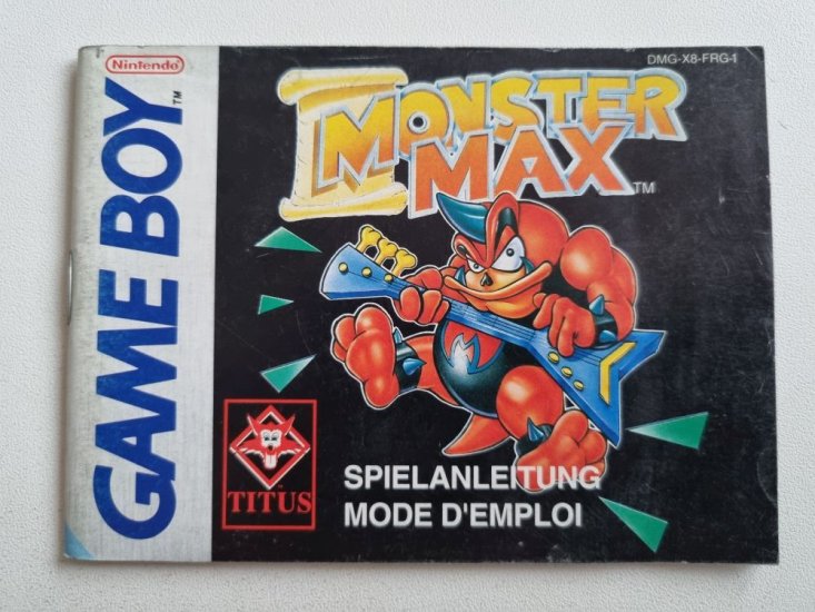 (Bild für) GB Monster Max FRG Anleitung - zum Schließen ins Bild klicken