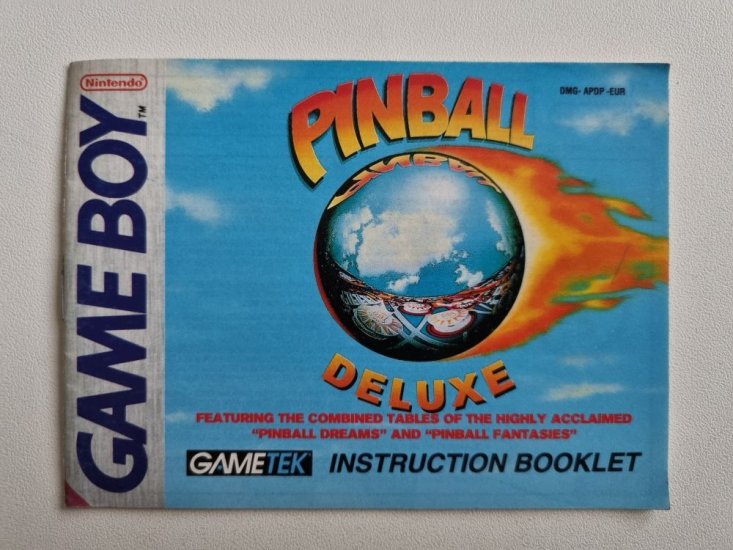 (Bild für) GB Pinball Deluxe EUR Anleitung - zum Schließen ins Bild klicken