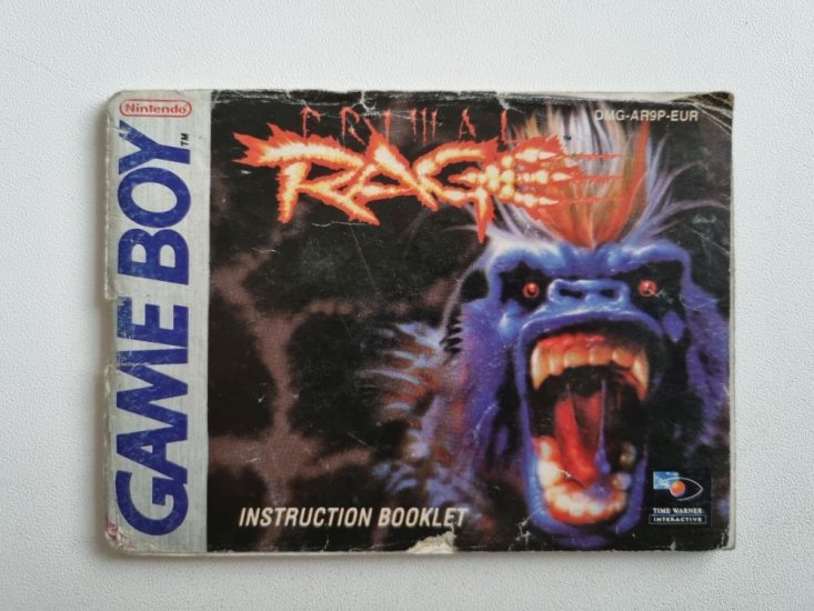 (Bild für) GB Primal Rage EUR Anleitung - zum Schließen ins Bild klicken