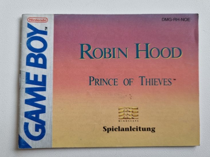 (Bild für) GB Robin Hood - Prince of Thieves NOE Anleitung - zum Schließen ins Bild klicken