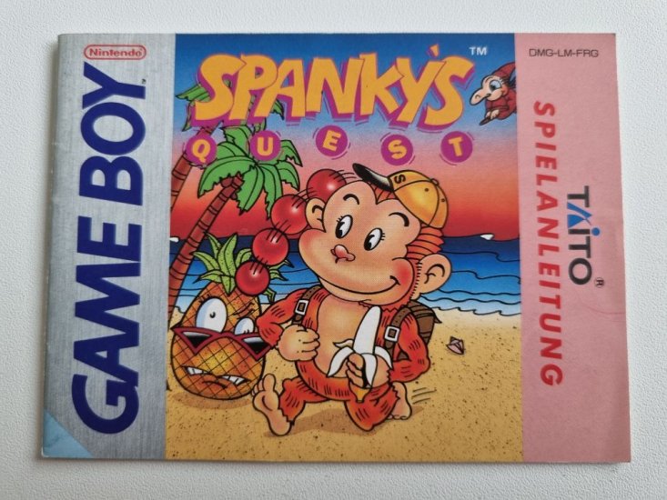 (Bild für) GB Spanky's Quest FRG Anleitung - zum Schließen ins Bild klicken