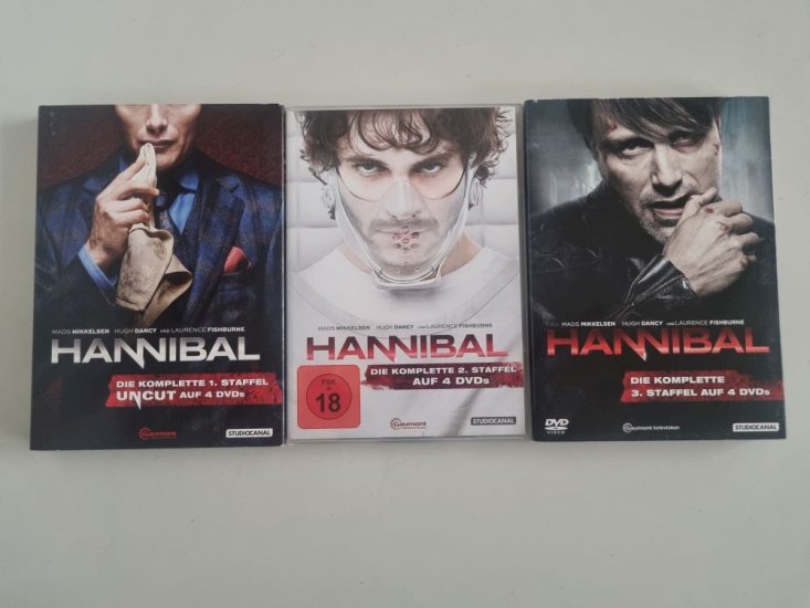 (Bild für) DVD Hannibal - Staffel 1 - 3 - Komplette Serie - zum Schließen ins Bild klicken