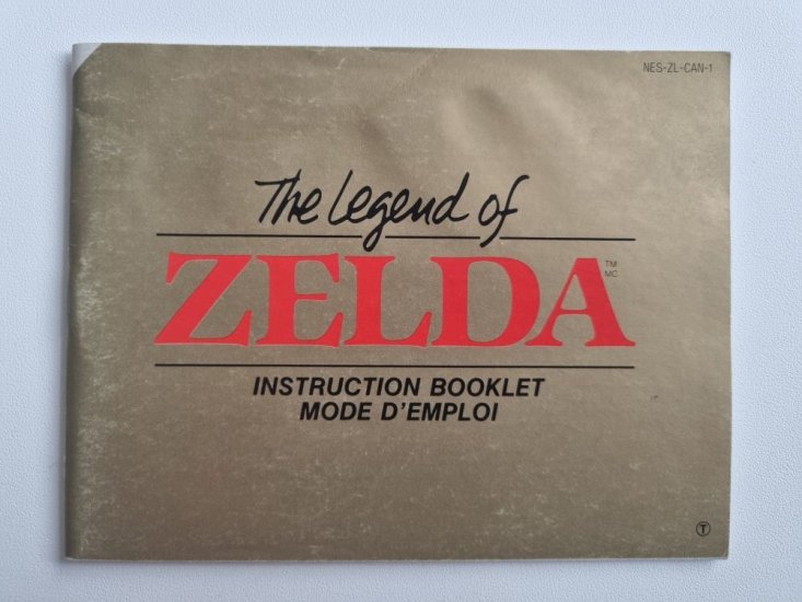 (Bild für) NES The Legend of Zelda CAN Anleitung - zum Schließen ins Bild klicken