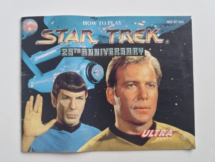 (Bild für) NES Star Trek - 25th Anniversary USA Anleitung - zum Schließen ins Bild klicken