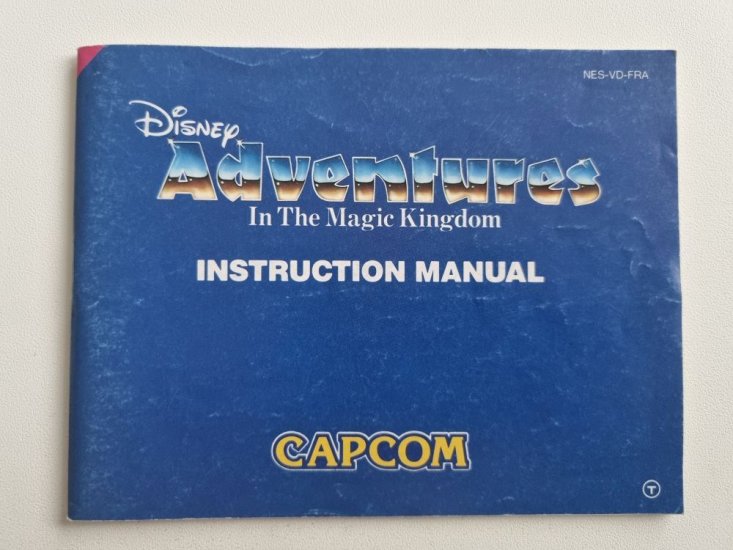 (Bild für) NES Adventures in the Magic Kingdom FRA Anleitung - zum Schließen ins Bild klicken