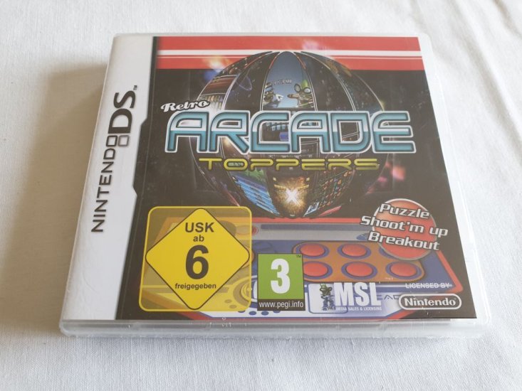 (Bild für) DS Retro Arcade Toppers GER - zum Schließen ins Bild klicken