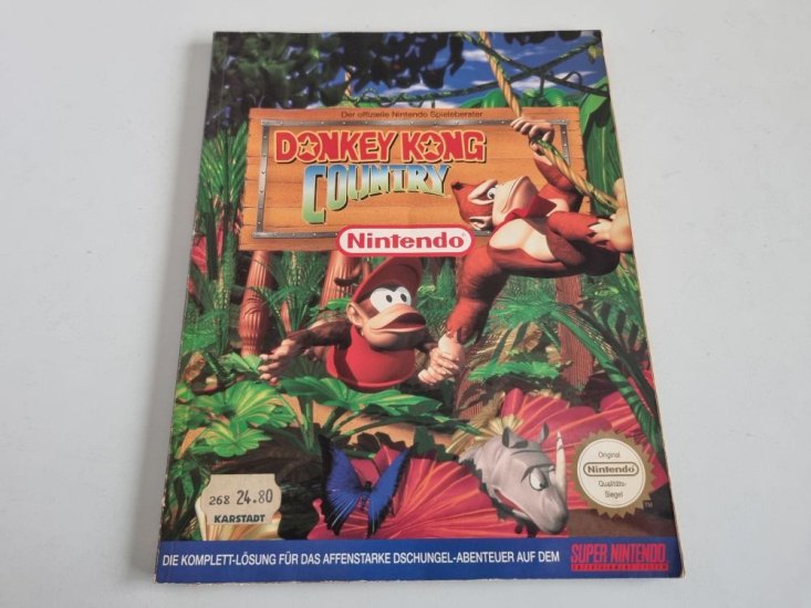 (Bild für) Donkey Kong Country - Der offizielle Nintendo Spieleberater - zum Schließen ins Bild klicken