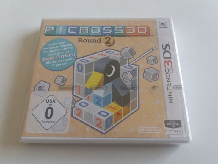 (Bild für) 3DS Picross 3D Round 2 GER - zum Schließen ins Bild klicken