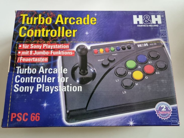 (Bild für) PS1 Turbo Arcade Controller - zum Schließen ins Bild klicken