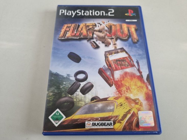 (Bild für) PS2 Flatout - zum Schließen ins Bild klicken