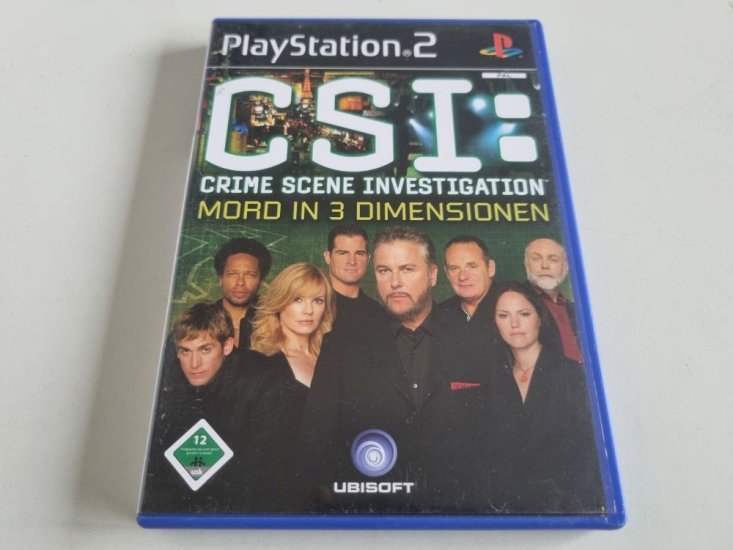 (Bild für) PS2 CSI: Crime Scene Investigation - Mord in 3 Dimensionen - zum Schließen ins Bild klicken