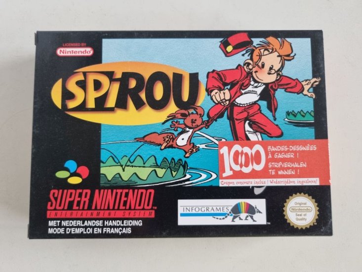 (Bild für) SNES Spirou FAH - zum Schließen ins Bild klicken
