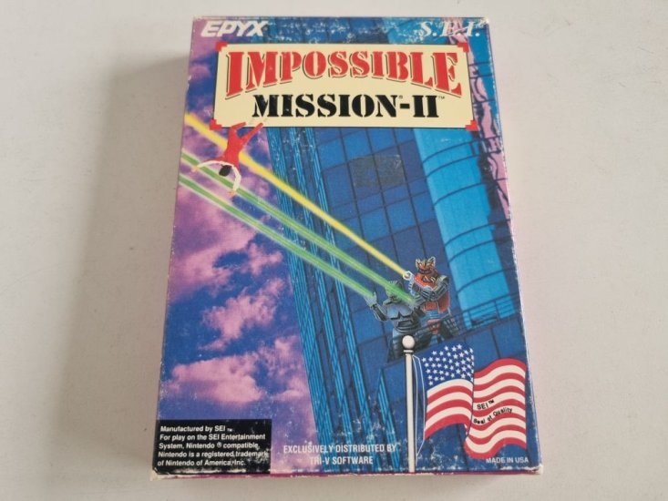 (Bild für) NES Impossible Mission-II USA - zum Schließen ins Bild klicken