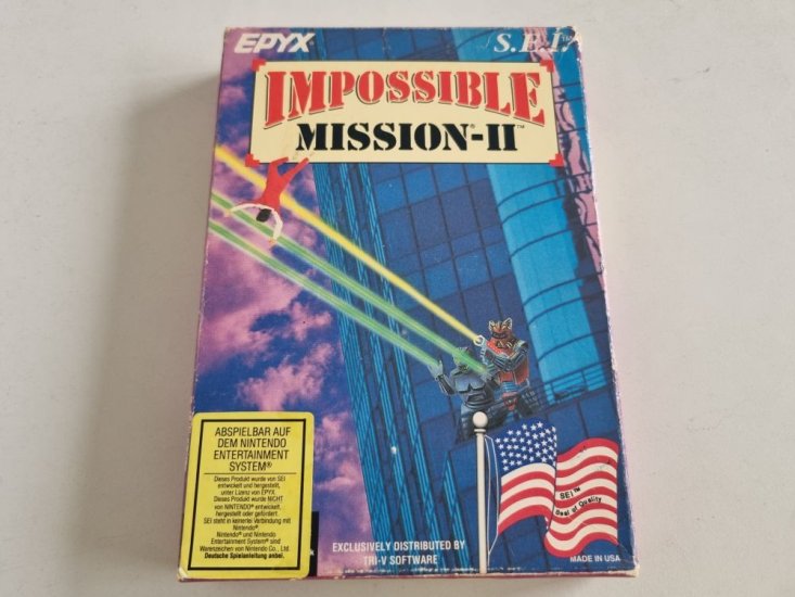 (Bild für) NES Impossible Mission-II USA - zum Schließen ins Bild klicken