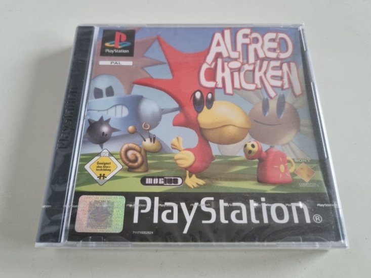 (Bild für) PS1 Alfred Chicken - zum Schließen ins Bild klicken