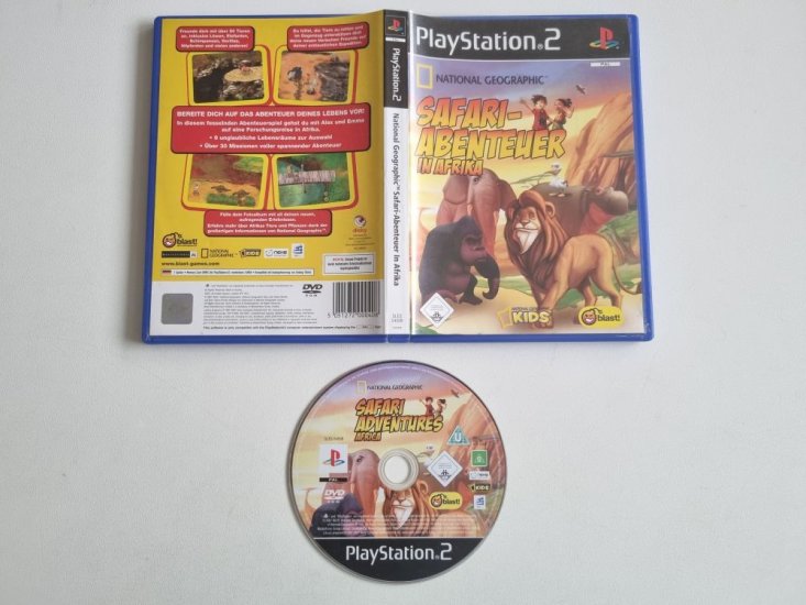 (Bild für) PS2 National Geographic Safari-Abenteuer in Afrika - zum Schließen ins Bild klicken