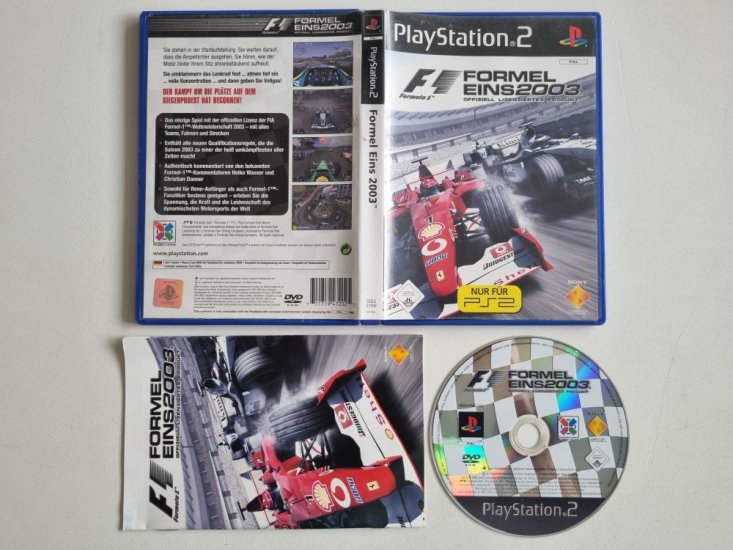 (Bild für) PS2 Formel Eins 2003 - zum Schließen ins Bild klicken