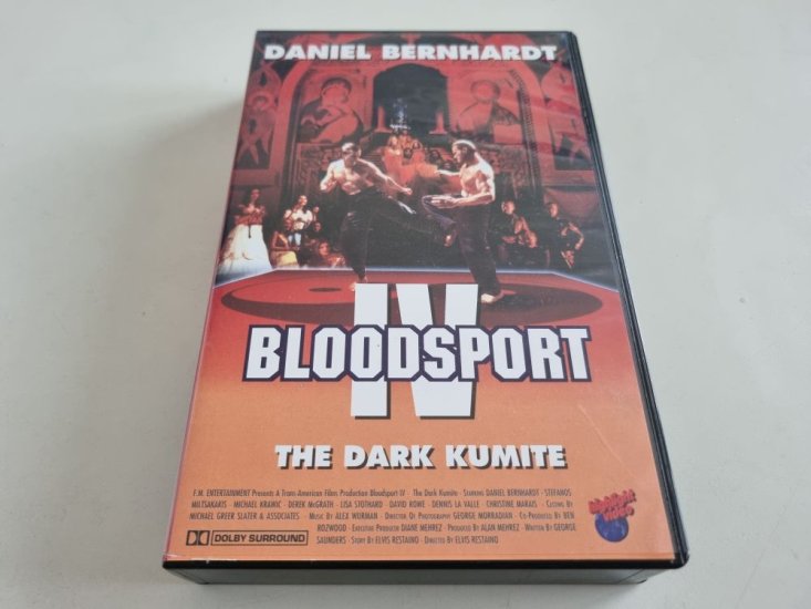 (Bild für) VHS Bloodsport IV - Dark Dark Kumite - zum Schließen ins Bild klicken