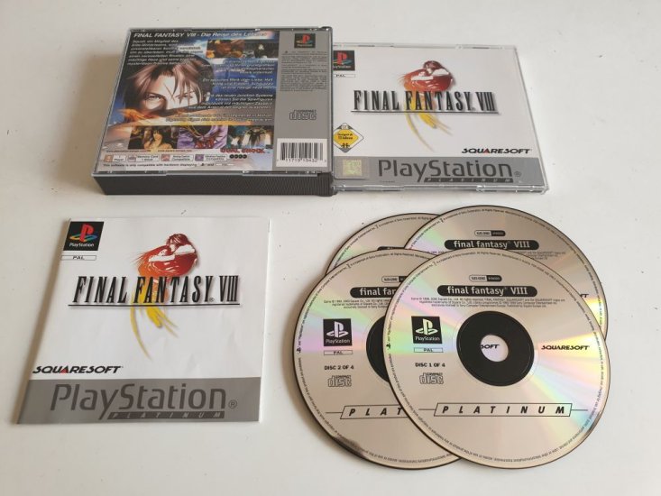 (Bild für) PS1 Final Fantasy VIII - zum Schließen ins Bild klicken
