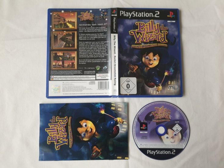 (Bild für) PS2 Billy the Wizard - Rocket Broomstick Racing - zum Schließen ins Bild klicken