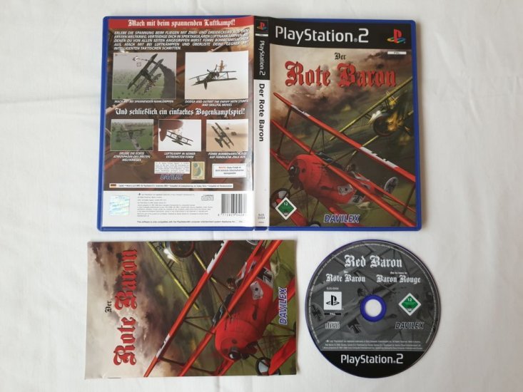 (Bild für) PS2 Der Rote Baron - zum Schließen ins Bild klicken
