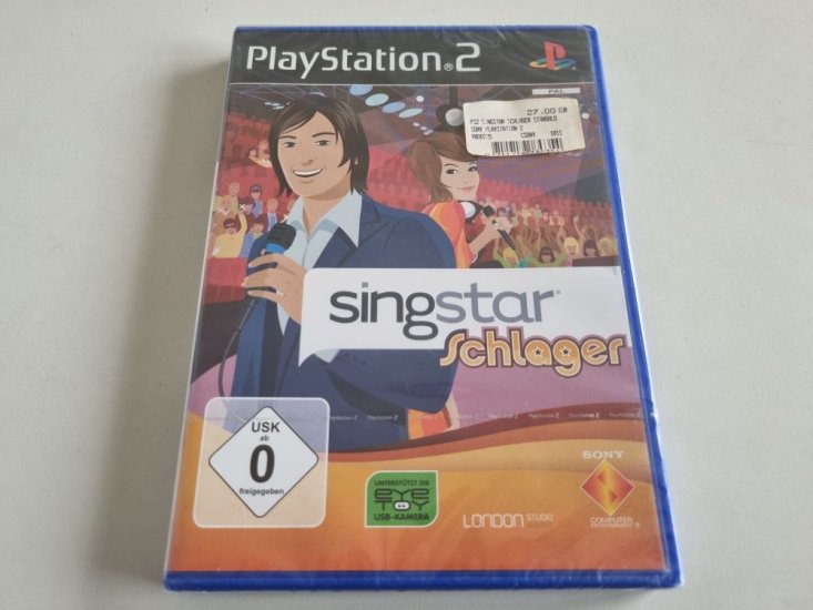 (Bild für) PS2 Singstar Schlager - zum Schließen ins Bild klicken