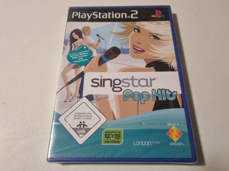 (Bild für) PS2 Singstar - Pop Hits - zum Schließen ins Bild klicken
