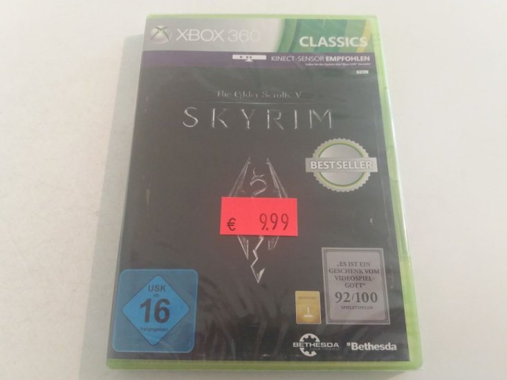 (Bild für) Xbox 360 The Elder Scrolls V Skyrim - zum Schließen ins Bild klicken